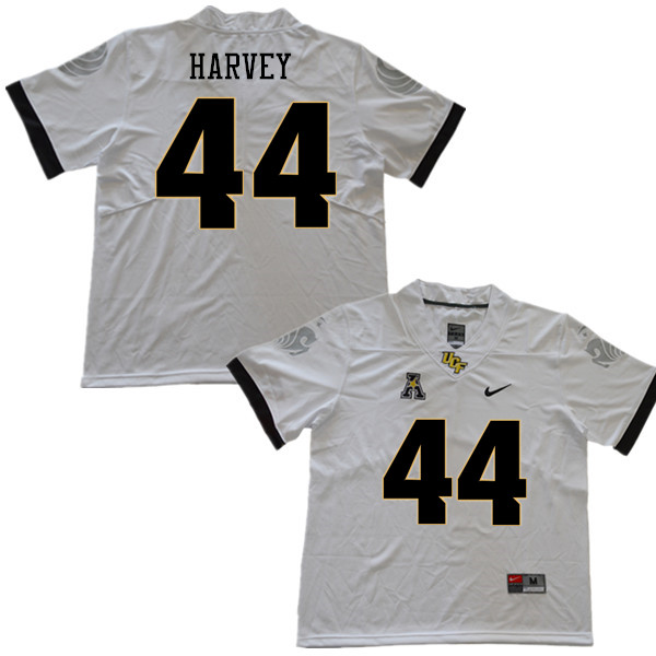 Men #44 RJ Harvey UCF Knights College Football Jerseys Sale-White